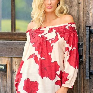 Floral Off Shoulder Top