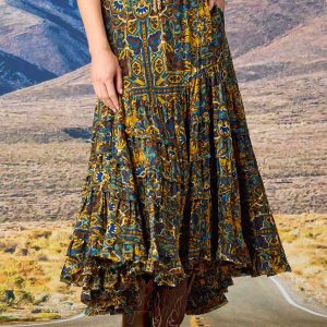 Festival Tile Medallion Skirt