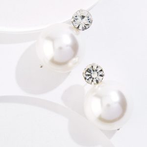 Oversized Pearl Ball Earrings