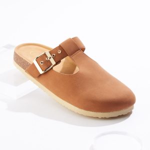 Buckle Strap Slip- On Clogs