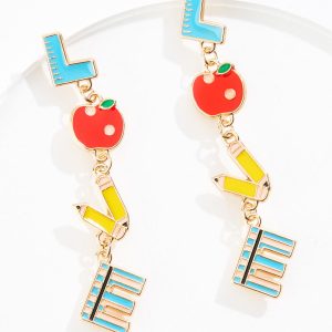 Teacher Love Earrings