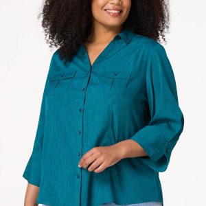 Plus Petite Classic Button Down Shirt