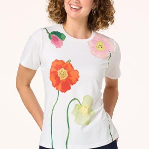 Placed Floral Tee