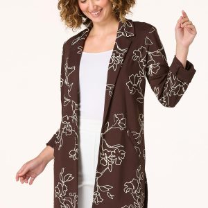 Floral Puff Print Topper