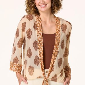 Mesh Medallion Kimono