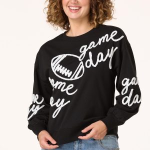 Chenille Game Day Sweatshirt
