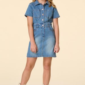 Girls Denim Dress
