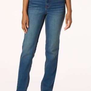 Petite Classic High Rise Straight Leg Jeans