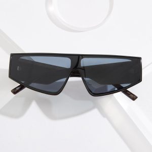 Black Leopard Cat Eye Sunglasses