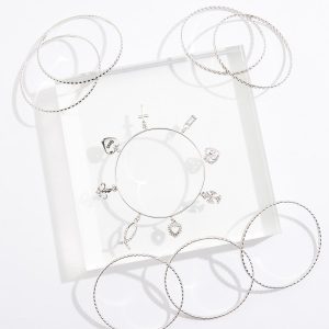 Inspirational Charms Bangle Bracelet Set