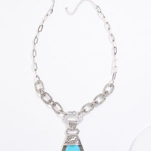 Western Pendant Chain Necklace