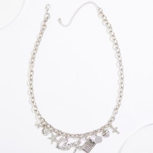 Multi Inspirational Charm Chain Necklace