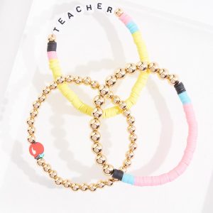 Teacher Stretch Bracelet Set