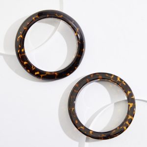 Lucite Animal Bangle Bracelet Set