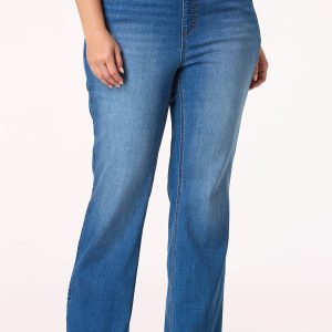 Plus Petite Contour Pull- On Bootcut Jeans