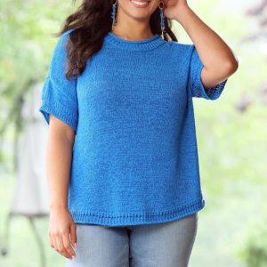 Plus Size Loop Stitch Sweater