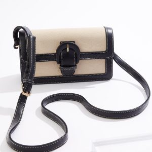 Buckle Two- Tone Crossbody