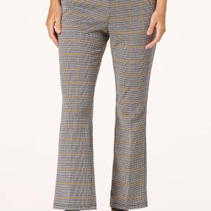 Houndstooth Plaid Pants