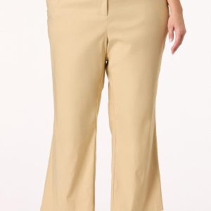 Plus Size Tab Waist Bengaline Pants