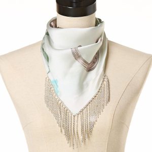 Aztec Rodeo Rhinestone Fringe Scarf