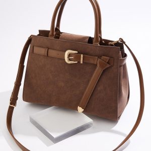 Belted Detail Satchel