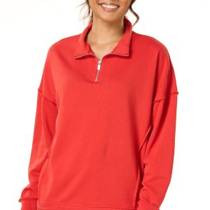 Partial Zip Pullover