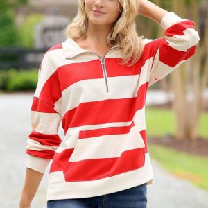 Stripe Rugby Top