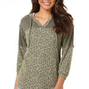 Animal Hacci Hooded Top