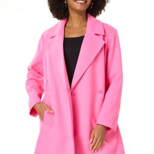 Tie Waist Collared Coat