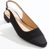 Cap Toe Slingback Flats