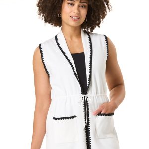 Whipstitch Drawstring Vest