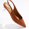 Kitten Heel Slingback Pumps