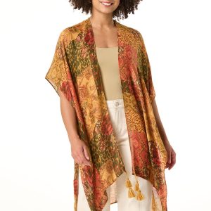 Sedona Floral Patchwork Kimono