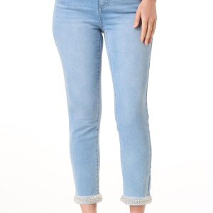 Pearl Hem Ankle Jeans