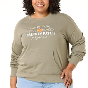 Plus Size Pumpkin Patch Sweatshirt