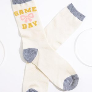 Game Day Bow Crew Socks