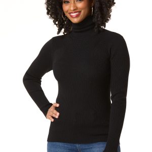 Ribbed Turtleneck Sweater