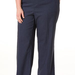 Plus Size Gold Button Denim Pants