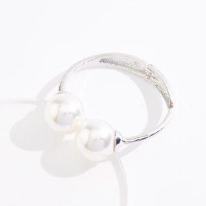 Oversized Pearl Cuff Bracelet
