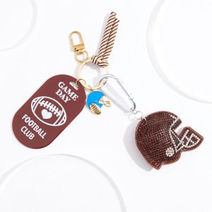 Game Day Helmet Bag Charm