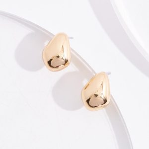 Small Puffy Everyday Stud Earrings