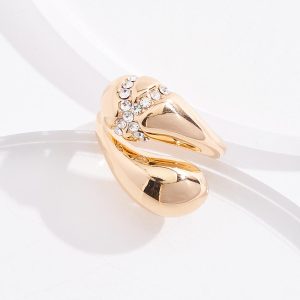 Pave Stone Gold Wrap Ring