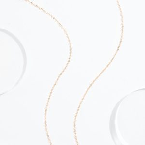 Delicate Bezel Stone Pendant Necklace