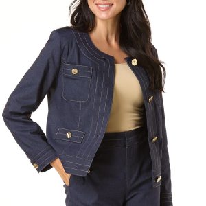 Gold Button Denim Jacket