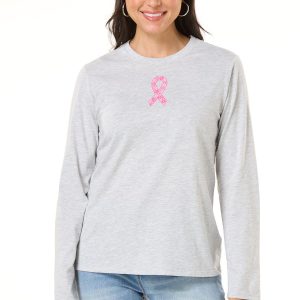 Awareness Pearl Ribbon Graphic Tee