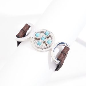 Western Faux Leather Magnetic Bracelet