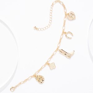 Western Charm Gold Chain Bracelet