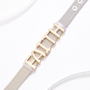 Puffy Faith Snap Bracelet
