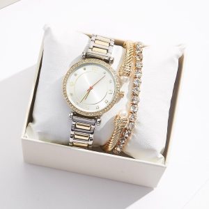 Watch And Bracelet Boxed Jewelry Set