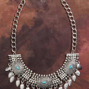 Rodeo Shaky Leaf Statement Necklace